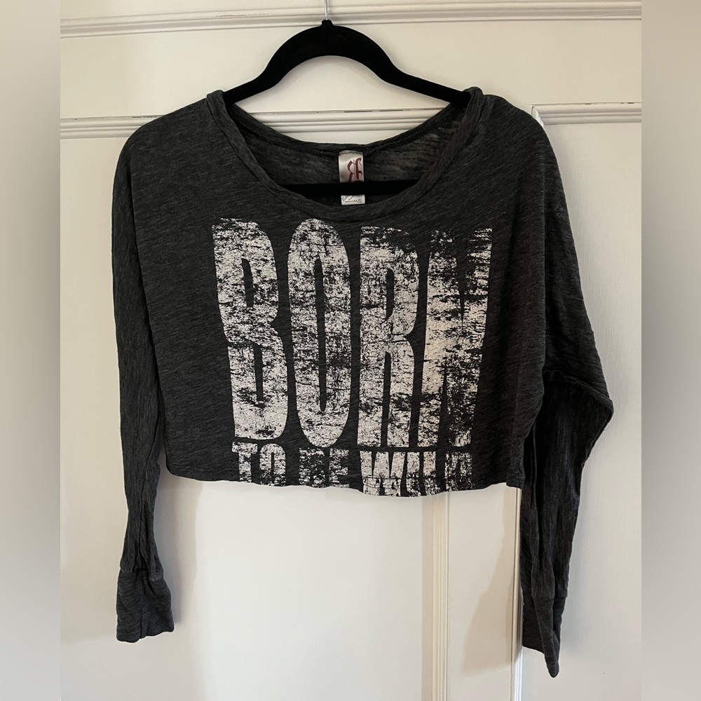 Born To Be Wild Dolman Long Sleeve Top